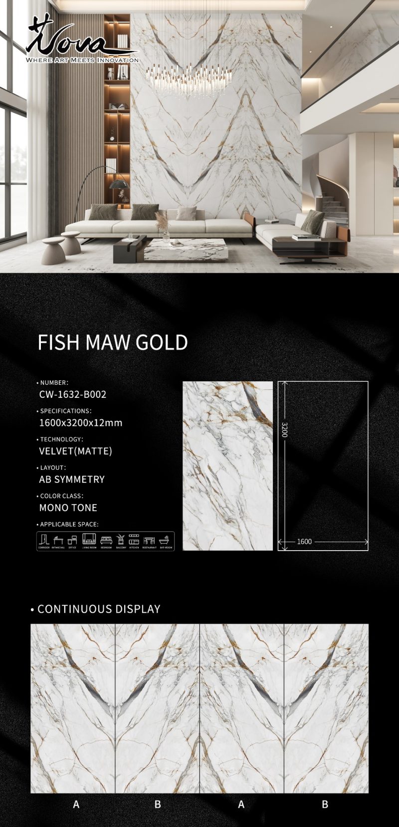 CW-1632-B002雕刻鱼肚金FISH MAW GOLD