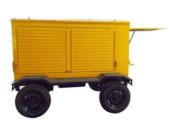 30kw mobile trailer generator set