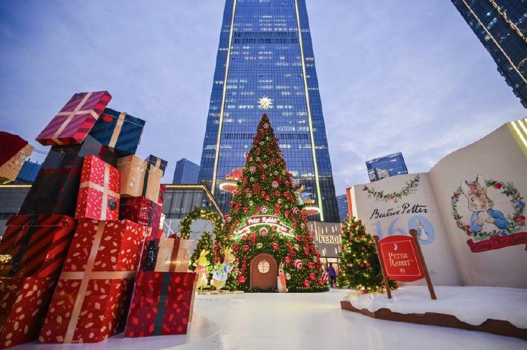 比得兔奇冬漫游主题展温暖启幕   重庆IFS打造充满童真的治愈乐园